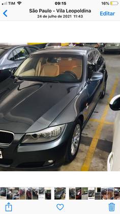 BMW 320i 2.0 16V GASOLINA 4P AUTOMÁTICO BMW 320i 2.0 16V GASOLINA 4P AUTOMÁTICO